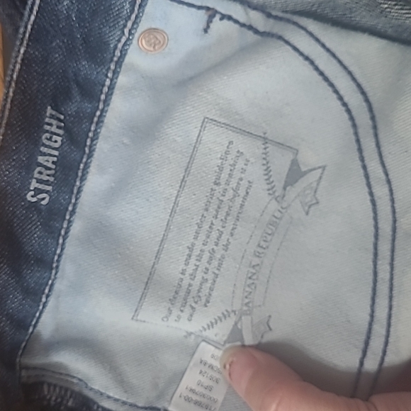 Banana Republic 31 Straight Leg Distressed jean - Picture 4 of 6